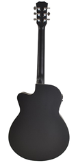 Electro Acoustic Guitar Matt Black Finish  40” Cutaway Dreadnought by Sotendo
